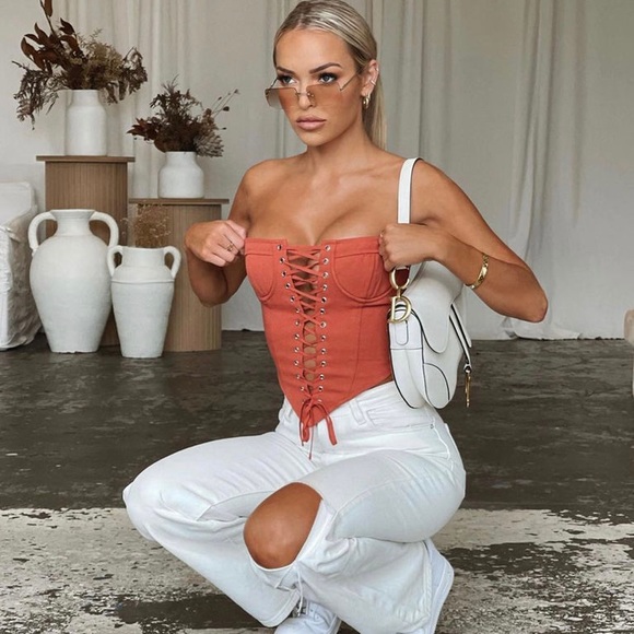 Princess Polly East Gate Corset Red - Picture 5 of 8